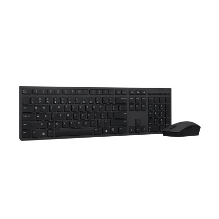 Lenovo Professional Wireless Rechargeable Keyboard and Mouse Combo Belgium English