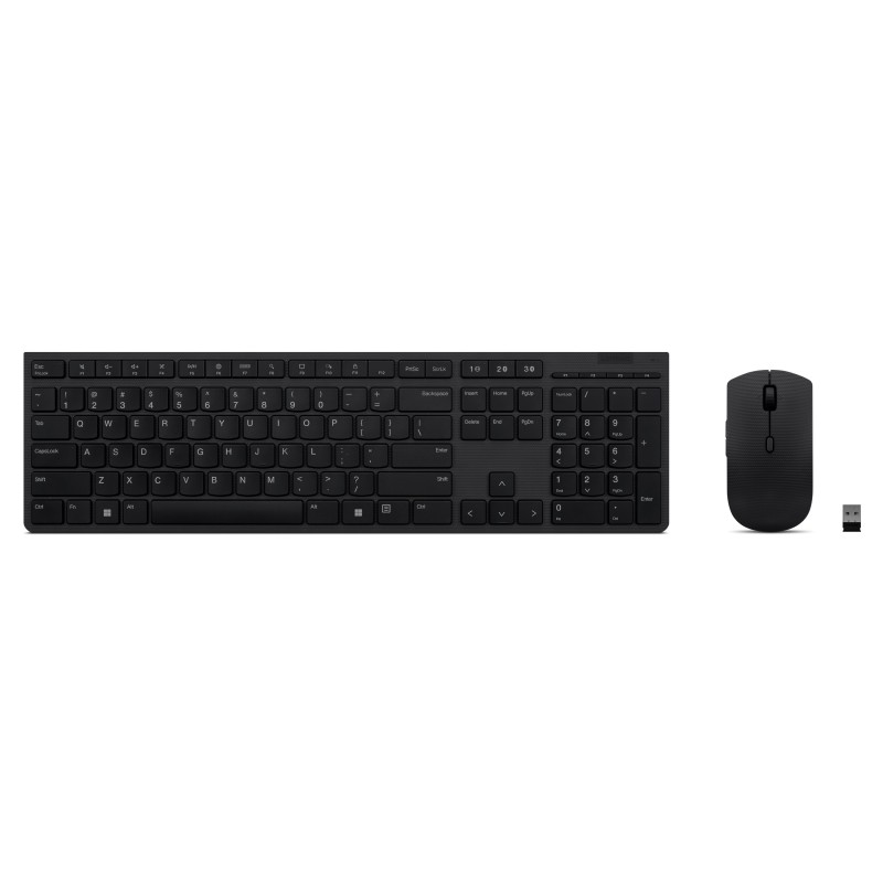 Lenovo Professional Wireless Rechargeable Keyboard and Mouse Combo (Danish)