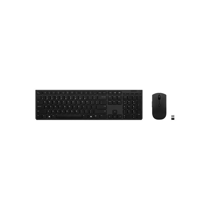 Lenovo Professional Wireless Rechargeable Keyboard and Mouse Combo UK English